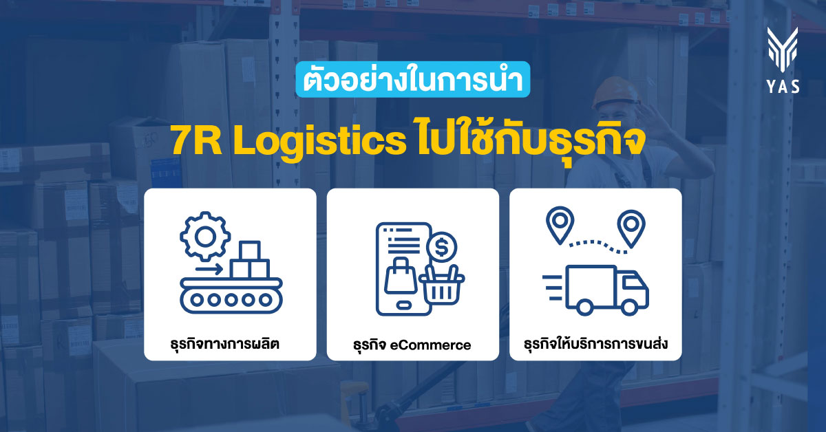 ตัวอย่างในการนำ 7R Logistics ไปใช้กับธุรกิจ